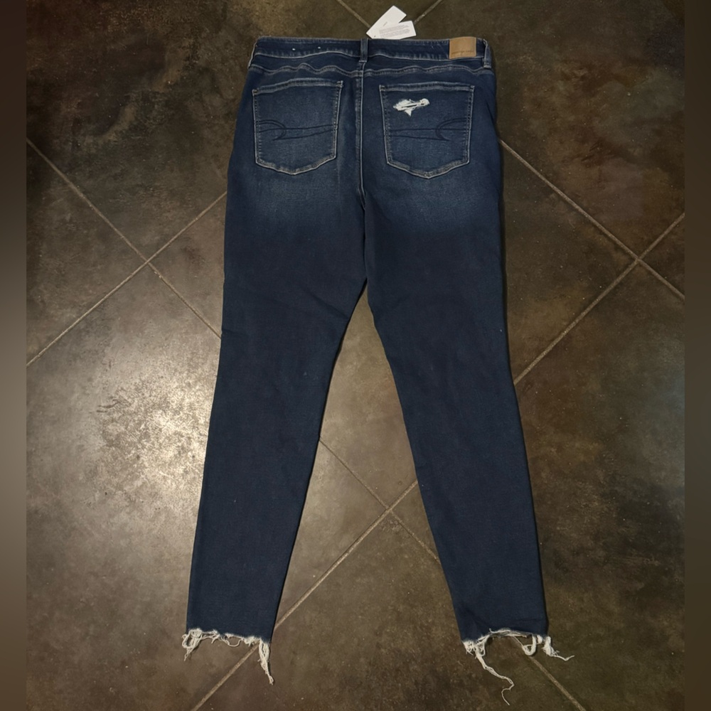 NWT American Eagle Next Level Stretch Skinny Jeans 18 Long - Picture 3 of 3